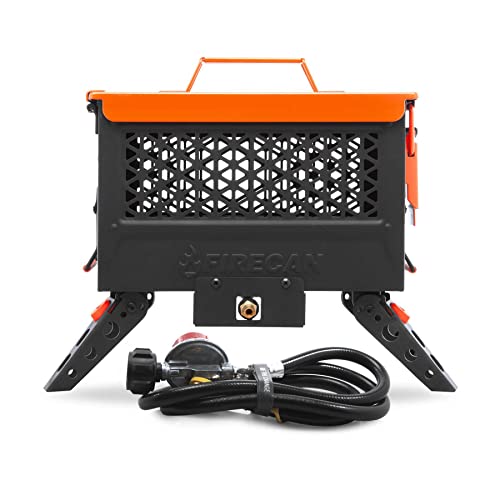 Ignik FireCan Portable Propane Fire Pit with Hose and Adjustable Regulator - Image 1