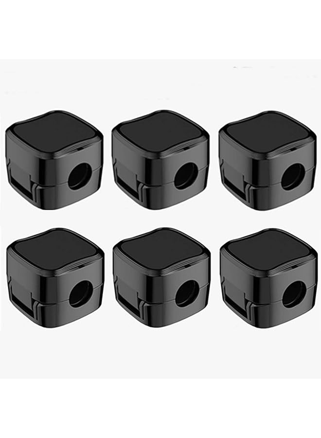 Cable Organizer, 6-pack Magnetic Desktop Cable Clip Manager, Hidden Cell Phone Charging Cable Organizer, For Nightstand, Kitchen Utensils, Office Supplies