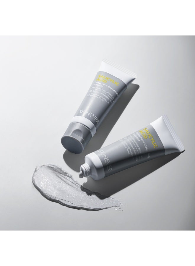 سكينيفر SKINEVER Salicylic Acid Deep Pore Cleansing Mud Mask – Detox & Oil Control | Acne-Prone Skin Care - Image 3