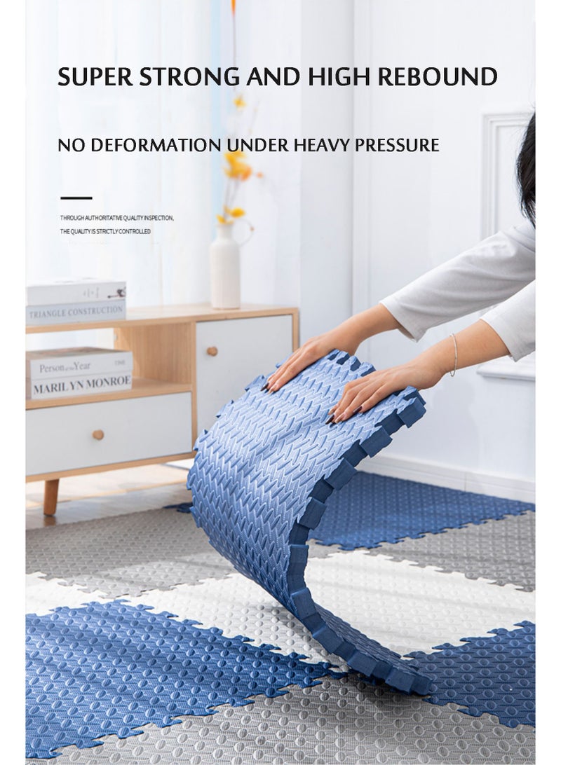 EVA Foam Mat, Foam Baby Play Mat, Puzzle Mat for kids Activity, 2 Pack 60cmx60cmx2.5cm Interlocking Foam Floor Mat for Nursery Room Gym Exercise and Yoga - Image 5