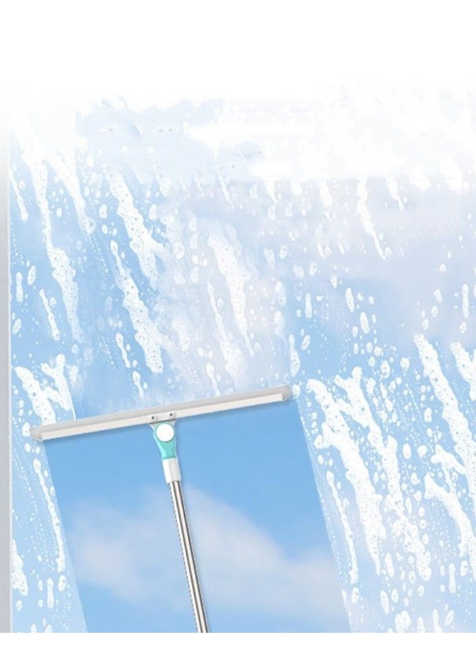 Silicone scraper broom for bathroom floor scraper, floor scraper, bottom scraper, white, width 35CM, length 120CM - Image 5