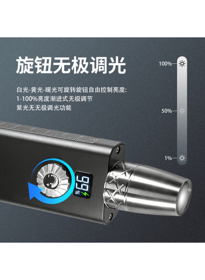Mixout Professional Jade Identification Flashlight elry Jadeite Testing Upgraded Dial Stepless Dimming Flashlight - Image 2