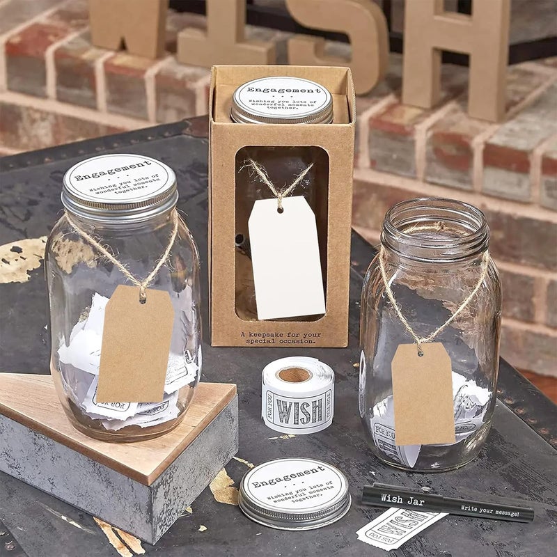 g2plus Price Tags, 100PCS Kraft Paper Gift Tags with String, 2.8x1.6in Blank Paper Hang Tag, Brown Rectangle Present Name Label Tag for Gift Wrapping, DIY Arts & Crafts, Garage Sales, Christmas - Image 4