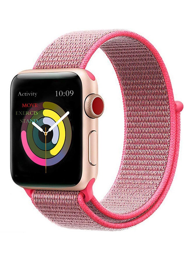 EHOME Replacement Band For Apple Watch Series 3/2/1 Pink - Image 2