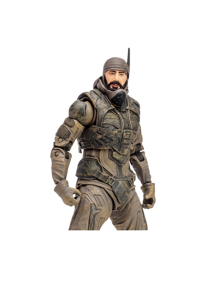 McFarlane Toys - Dune: Part Two Stilgar & Shishakli 7-Inch Action Figures 2-Pack Gold Label - Incredibly Detailed Fremen Leaders With Ultra Articulation, Cannons, And Collectible Art Cards - Image 1