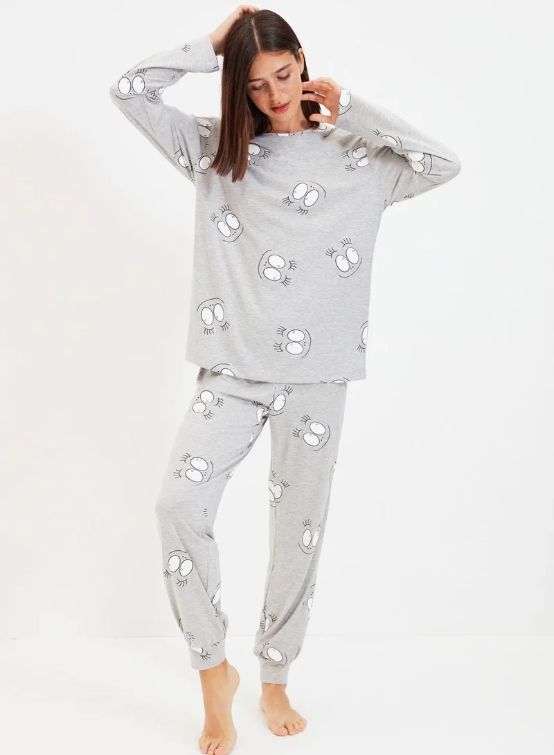 trendyol Knitted Pyjama Set