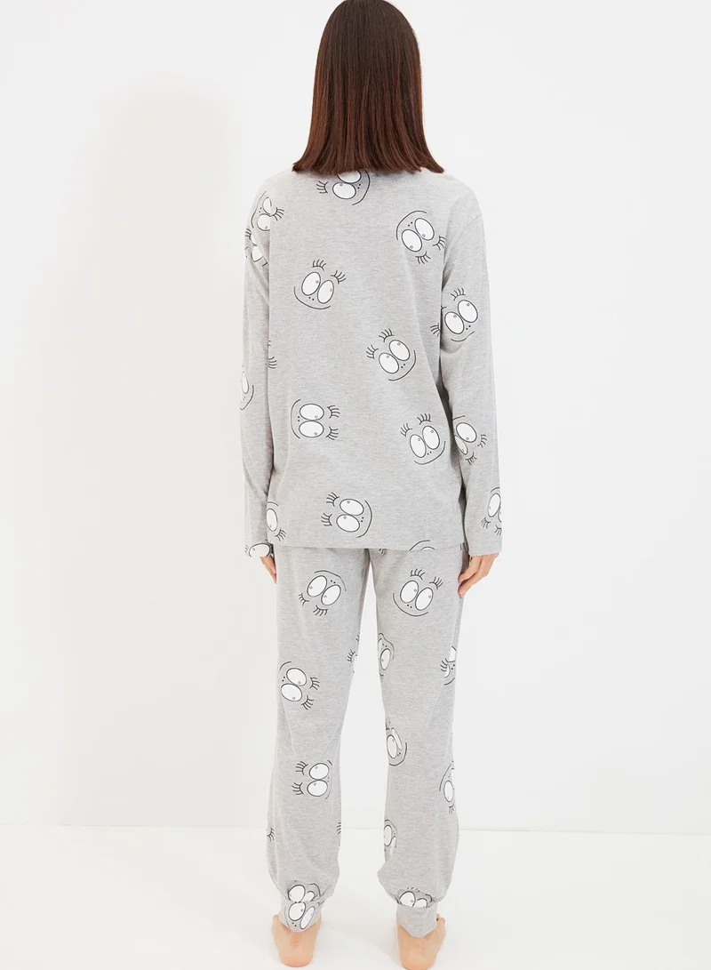 trendyol Knitted Pyjama Set