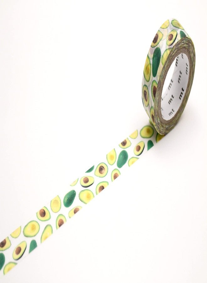 MT Products mt Washi Masking Tape EX Series, 15 mm x 7 mtrs Shade - Avocado, (Pack of 1) - Image 1
