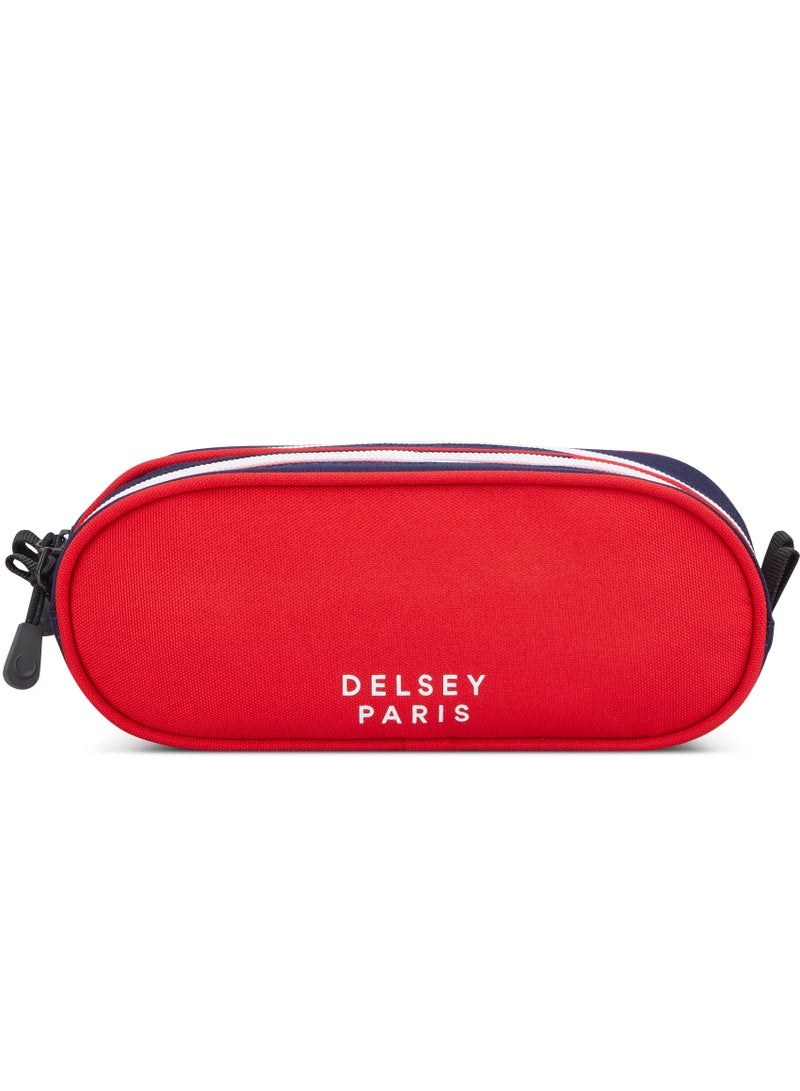 DELSEY Paris Back To School 2025 2-Compartment Pencil Case – Red - Image 1