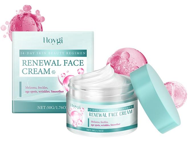 Hoygi Renewal Face Cream, Renewal Face Cream, Anti-Wrinkle Skin Repair Face Cream, Brightening Facial Cream, Dark Spots Cream, Face Wrinkle Cream for All Skin Types, 50g - Image 1