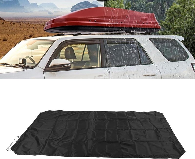 GOWENIC Car Roof Box Cover, Rack Cover, 210D Silver Coated Oxford Cloth, Dust Rain Proof Roof Bag for SUV Outdoor Travel (270 * 145cm) - Image 4
