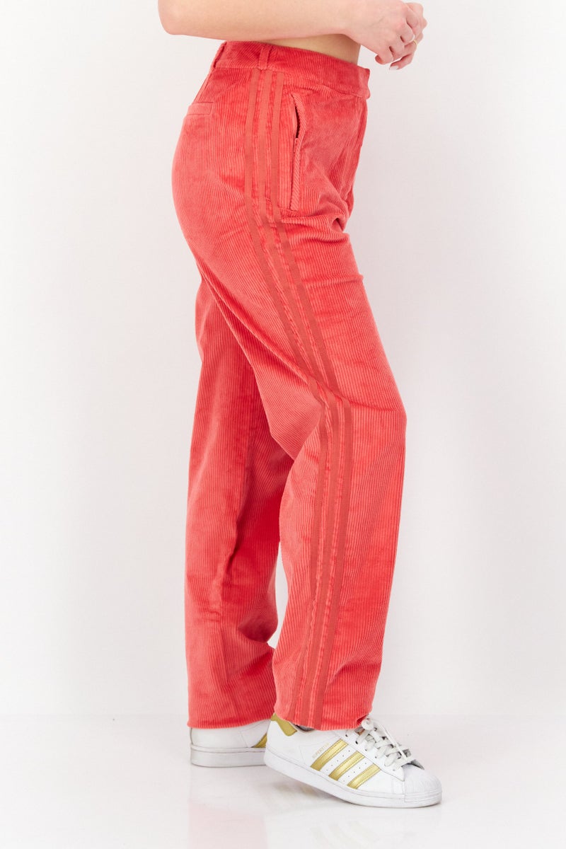 adidas Originals Women Sportswear Fit Training Corduroy Pants, Coral  - Image 4