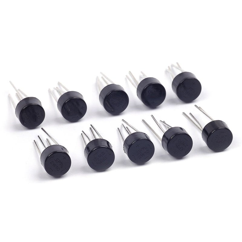 Cylewet سايلوويت 10 قطع 2A 1000V 2W10 جسر دايود مقوم لأردوينو (عبوة من 10) CYT1014 - Image 1