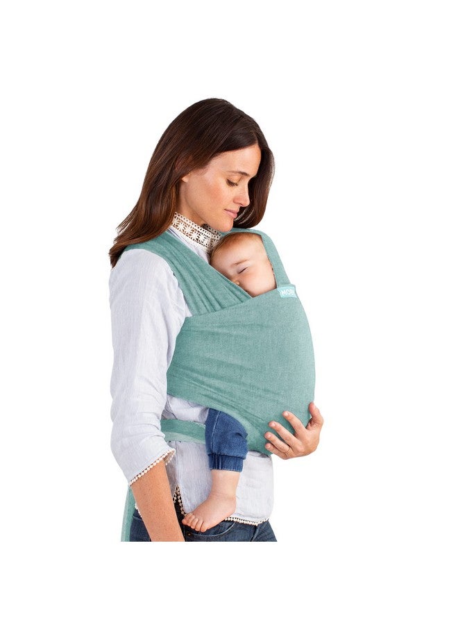 موبي حاملة الأطفال موبي بيبي راب، مناسبة للأطفال حديثي الولادة وحتى الأطفال الصغار (8-33 رطل)، حاملة أطفال، خفيفة الوزن للغاية وتصميم حر اليدين، قابلة للتعديل لتناسب جميع أنواع الجسم (هيدرو) - Image 4