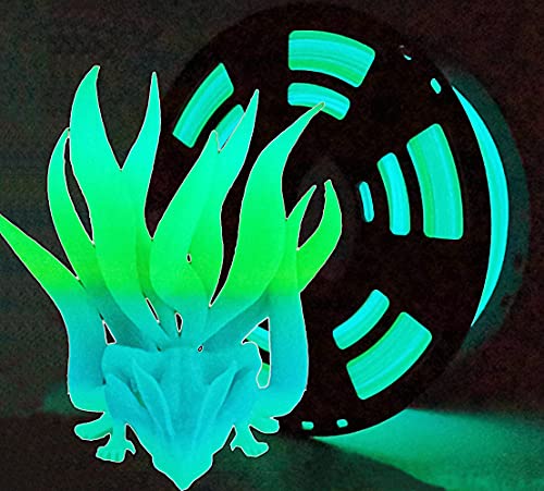 Stronghero3D PLA 3D Printer Filament,Glow in the Dark Filament, Glow Green/Blue 1.75mm(2.2LBS) Accuracy +/-0.05mm for Ender3 Ender5 CR10 - Image 1