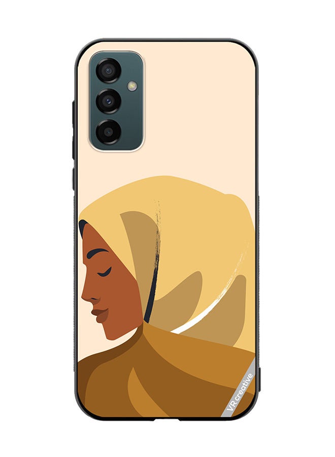 VR CREATIVE Protective Case Cover For Samsung Galaxy M23 Cartoon Woman Shape Design Multicolour - Image 1