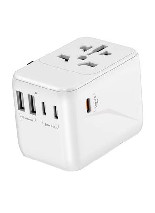 2500W Max Universal Travel Adapter with 2 USB-A and 2 USB-C Ports MpBlberri BLB-T113 (AUS/CN, EU, USA, UK) Compatible - White - pzsku/ZDAF2AD8A6D7AA49B0592Z/45/_/1726646540/aa7ab24e-b679-4d12-9aa3-e16f96a8433f