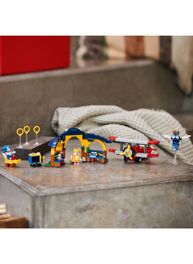LEGO - Sonic the Hedgehog Tails’ Workshop and Tornado Plane 76991 Building Toy Set for Ages 6+; Includes 4 Characters and Accessories for Creative Role Play (376 Pieces) - Image 1