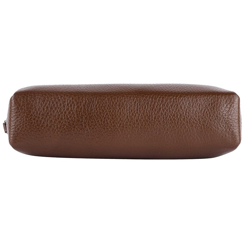 HAMMONDS FLYCATCHER Leather Utility Pouch - Multi-Use Genuine Leather Pencil Case, Cosmetic Case, Stationery Pouch, School & Office Organizer - Brushwood - Image 3