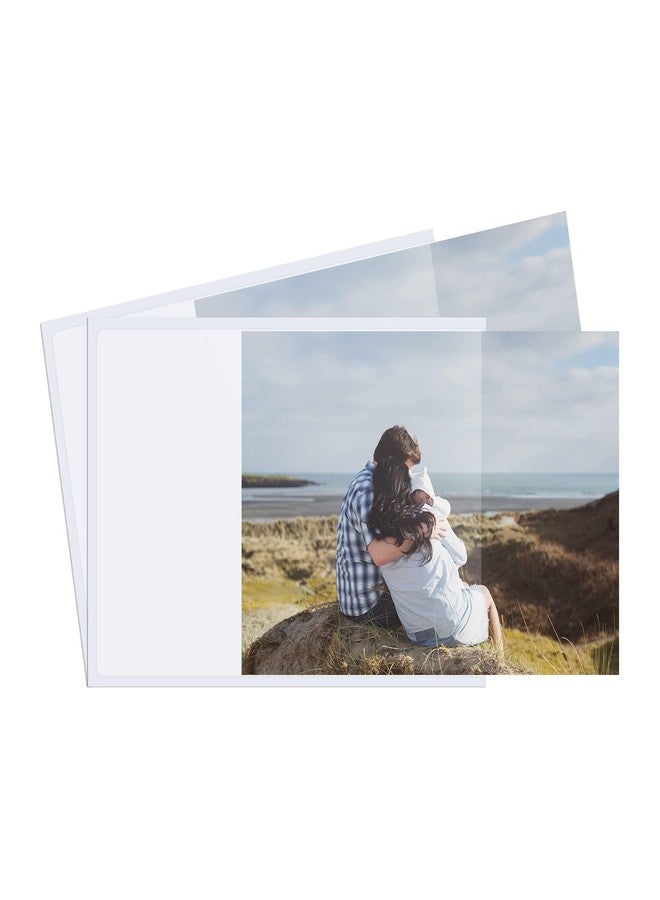 TurtleGrip Magnetic Refrigerator Photo Frames (Pack of 2) Photo Size: 4 x 6 inches (10 x 15cm) Reusable Black Magnet Fridge Photo Frame for Locker, Office Cabinet Any Metal Surface, Magnet Image Holder, etc. - Image 1