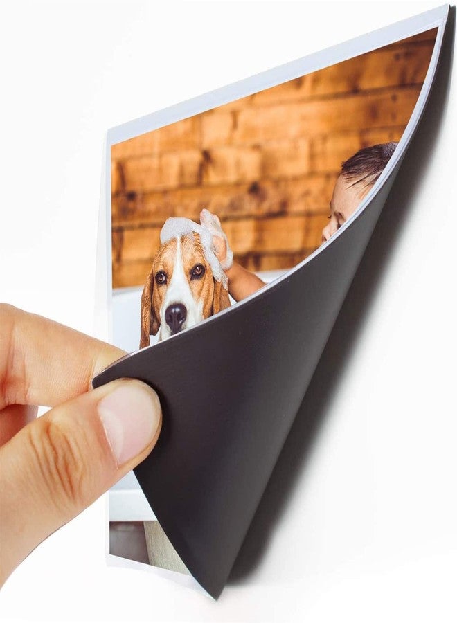TurtleGrip Magnetic Refrigerator Photo Frames (Pack of 2) Photo Size: 4 x 6 inches (10 x 15cm) Reusable Black Magnet Fridge Photo Frame for Locker, Office Cabinet Any Metal Surface, Magnet Image Holder, etc. - Image 5