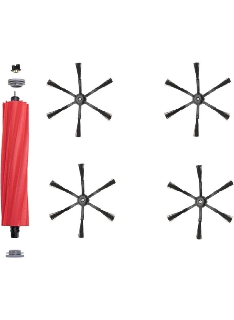 roborock Q7 Max Plus Compatible 5 Piece Set-New Generation 6 Arms with Side Brush  - Image 1
