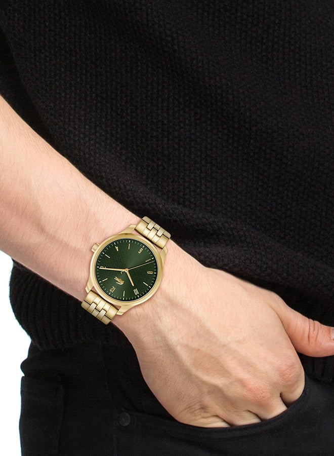 Men's Analog Round Shape Stainless Steel Wrist Watch 2011326 - 42 Mm