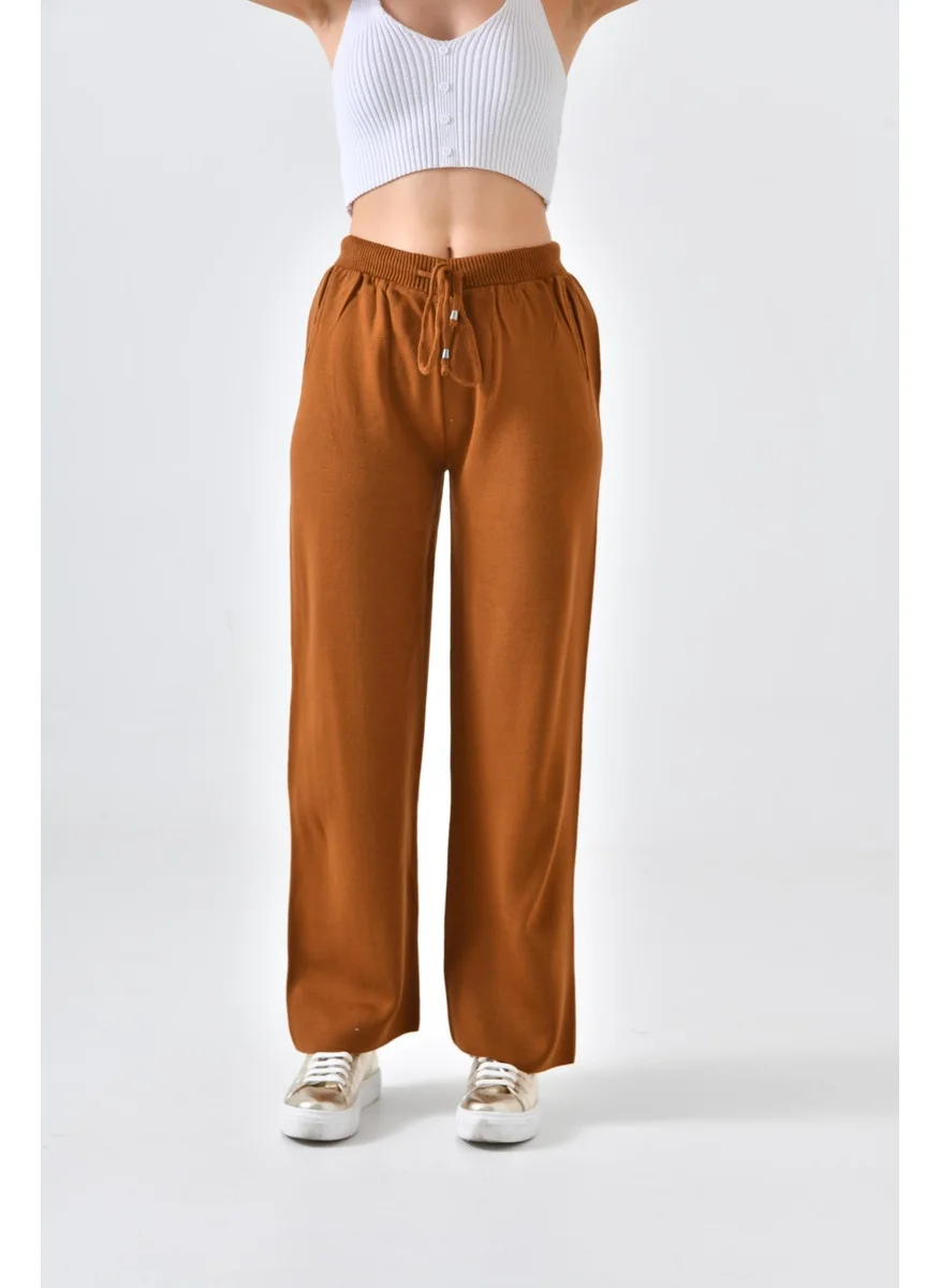 Garmi Women's Knitwear Ladies Trousers Tan