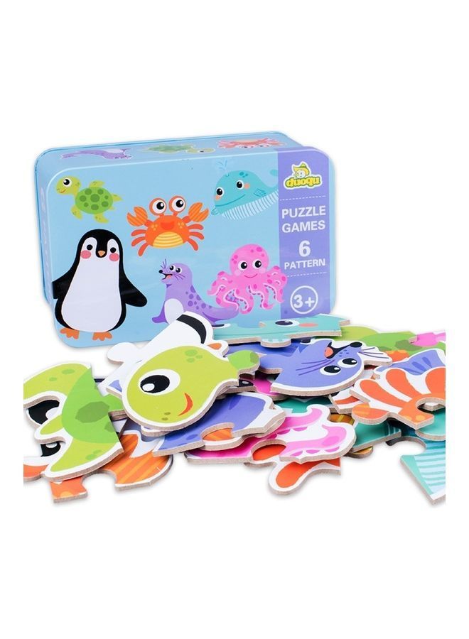 نيبمينينت مجموعة أحجية قطع تركيب الصور بتصميم رسومات كرتونية من الخشب مكونة 6 - Image 2