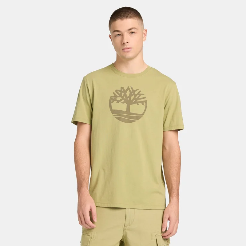 تمبرلاند Men's Stack Logo T-Shirt