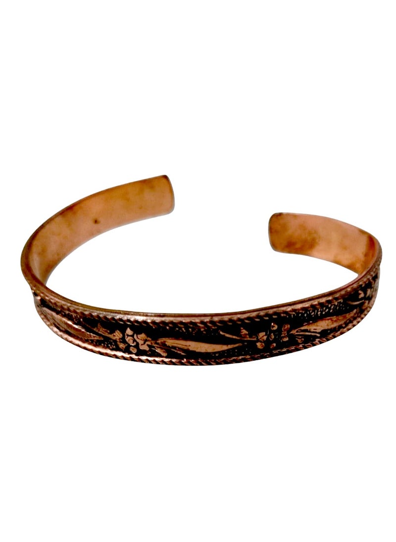 Generic - Ring Energy Bracelet, Pure Red Copper for Men Heavy Weight Without Stones MODEL NO. 01 - Image 1