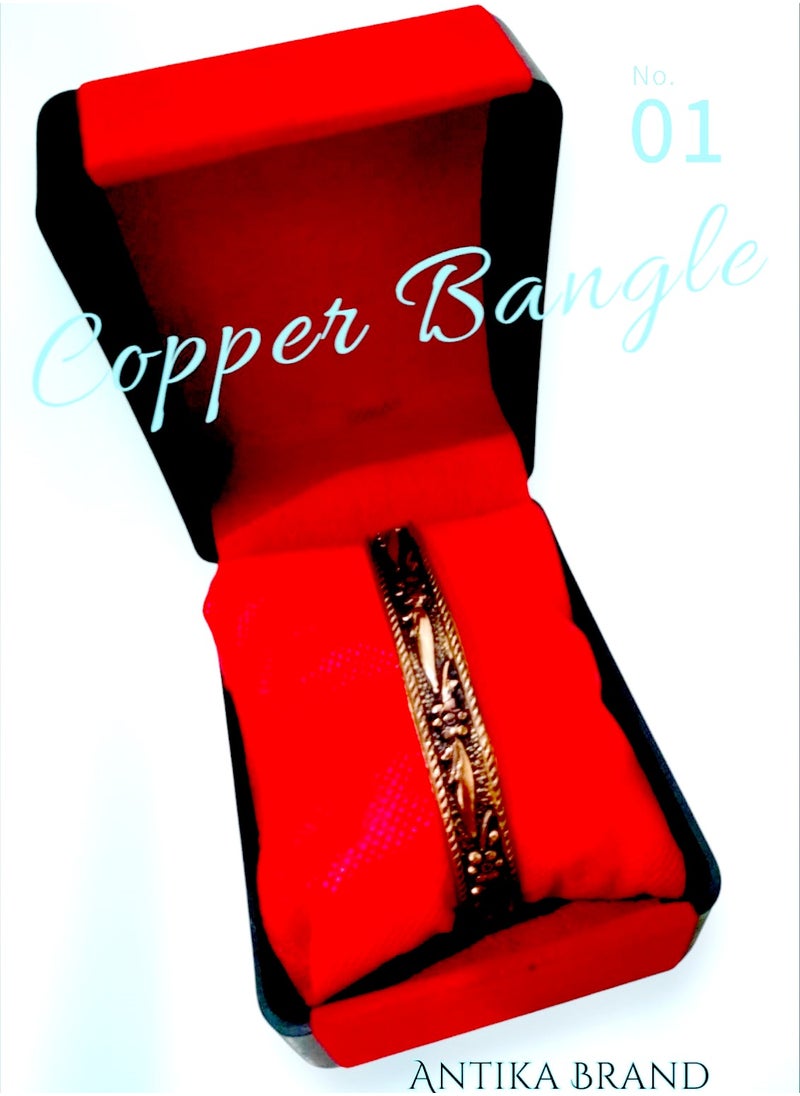 Generic - Ring Energy Bracelet, Pure Red Copper for Men Heavy Weight Without Stones MODEL NO. 01 - Image 1