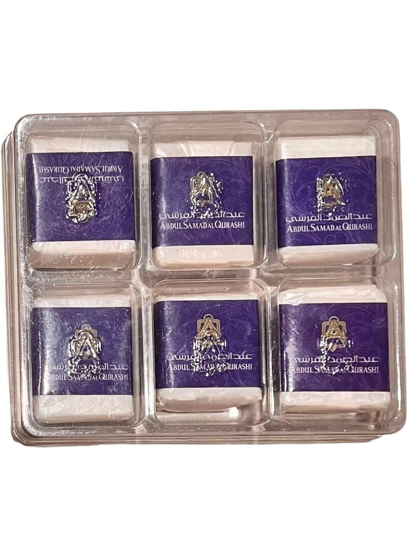 عبد الصمد القرشي مكعب المسك الصلب - 6 مكعبات - Image 3