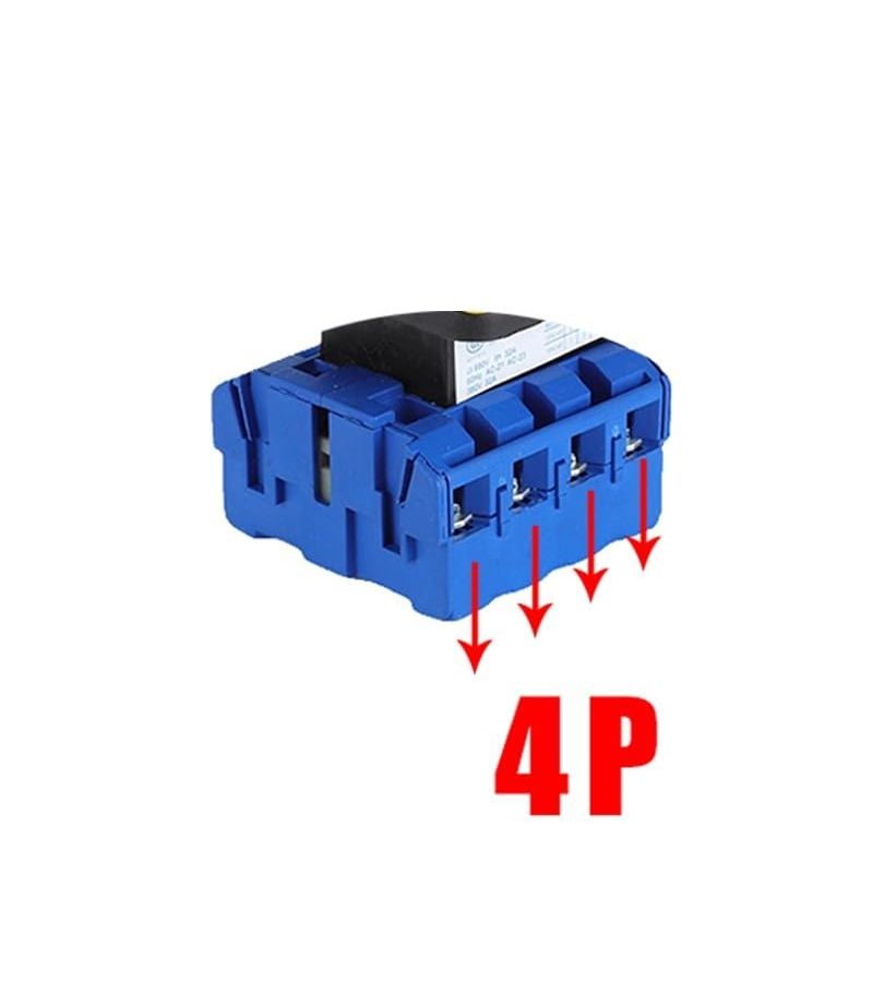100A 4 قطب لوحة مفاتيح عازل للتركيب على اللوحة مع فصل تحكم الطاقة 690V - Image 3