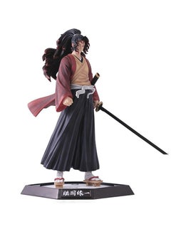 General Yoruichi No Yaiba Anime Statue Model Figure Monster Slayer Action Figures Ghost Slayer Anime Figure for Desktop Decoration Collection Red Black  - Image 1