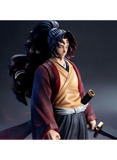 General Yoruichi No Yaiba Anime Statue Model Figure Monster Slayer Action Figures Ghost Slayer Anime Figure for Desktop Decoration Collection Red Black  - Image 3