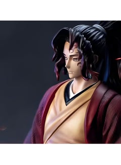 General Yoruichi No Yaiba Anime Statue Model Figure Monster Slayer Action Figures Ghost Slayer Anime Figure for Desktop Decoration Collection Red Black  - Image 4