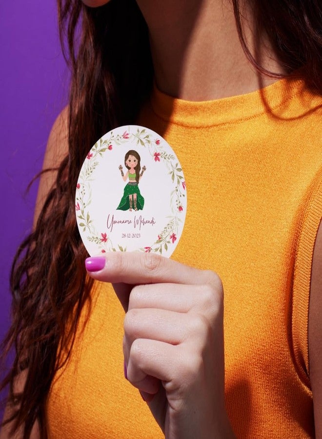 Yellow Nuts ملصقات شكر شخصية من يلو ناتس، هدايا تذكارية، زفاف، 60 قطعة، مقاس 2 بوصة، ملصقات حفلات الزفاف، بطاقات تعريف، هدايا تذكارية، مناسبات الذكرى السنوية - Image 2