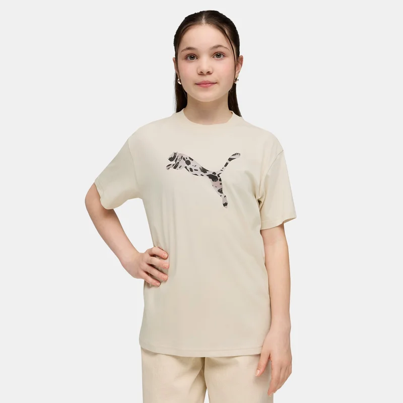 بوما Kids' Essentials Graphics Animal T-Shirt