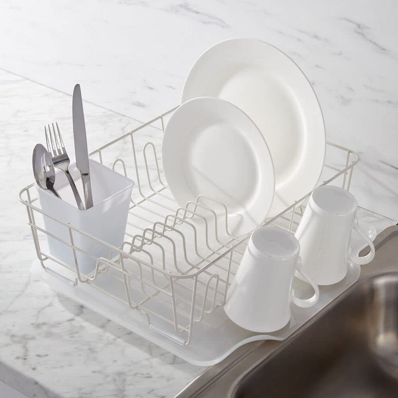 Copco Small Clear Drain Board Fits Under Any Small Dish Rack to Catch Water or for Larger Pots Alone, Angled Base Allows for Self Draining with Raised Ribs to Prevent Water from Puddling - Image 5