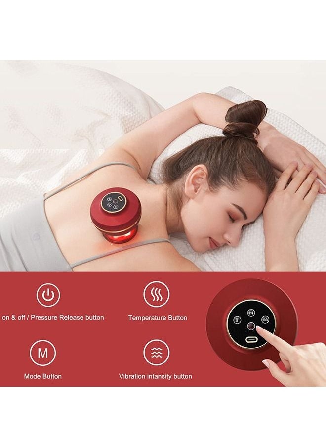 Arabest - Vacuum Cupping Therapy Set,Smart Cupping Therapy Massager,Electric Cupping Massager, Cellulite Massager Remover Machine Gua Sha Tool, Household All-body Dredging and Massage Device with Two Cups - Image 1