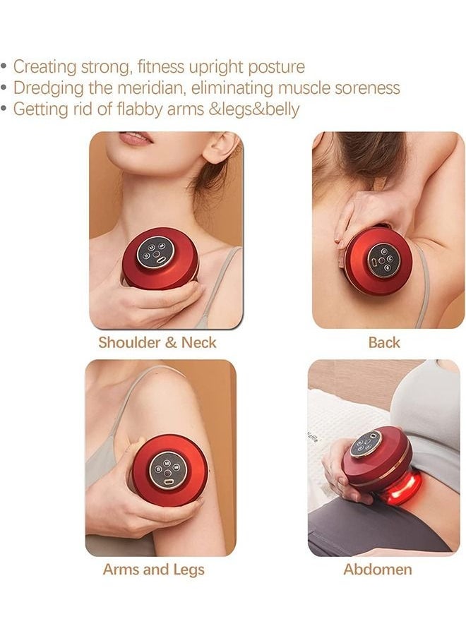 Arabest - Vacuum Cupping Therapy Set,Smart Cupping Therapy Massager,Electric Cupping Massager, Cellulite Massager Remover Machine Gua Sha Tool, Household All-body Dredging and Massage Device with Two Cups - Image 1