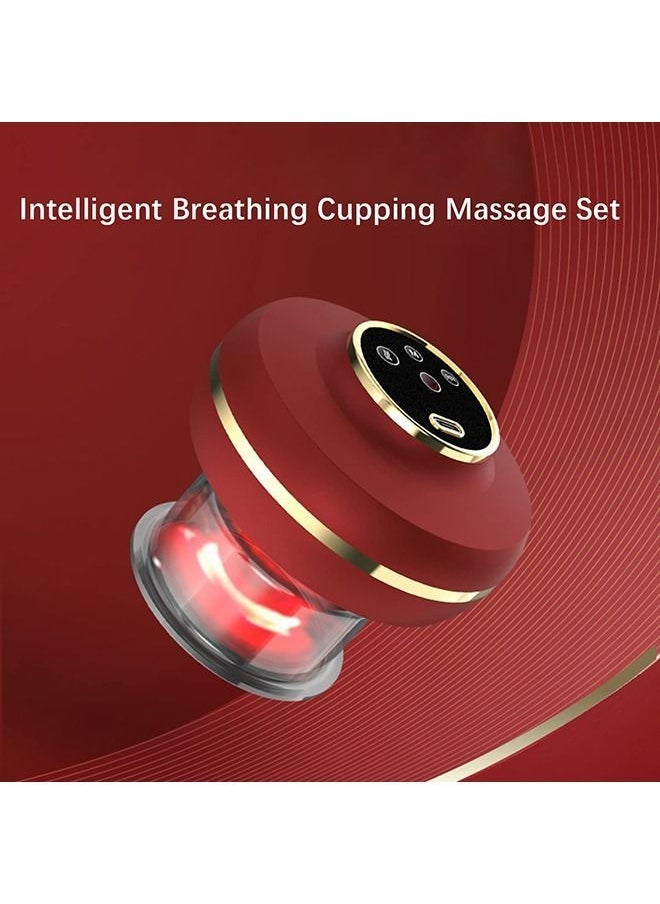 Arabest - Vacuum Cupping Therapy Set,Smart Cupping Therapy Massager,Electric Cupping Massager, Cellulite Massager Remover Machine Gua Sha Tool, Household All-body Dredging and Massage Device with Two Cups - Image 1