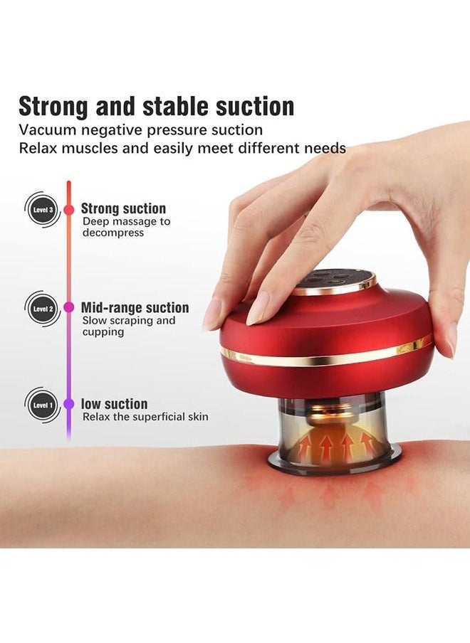 Arabest - Vacuum Cupping Therapy Set,Smart Cupping Therapy Massager,Electric Cupping Massager, Cellulite Massager Remover Machine Gua Sha Tool, Household All-body Dredging and Massage Device with Two Cups - Image 1