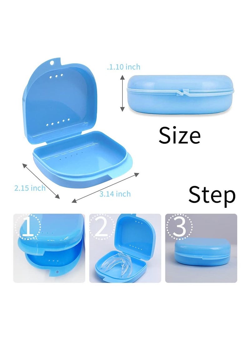 SYOSI 3-Piece Fixator Box, Oral Protection Container Orthodontic Denture Storage Box  - Image 2