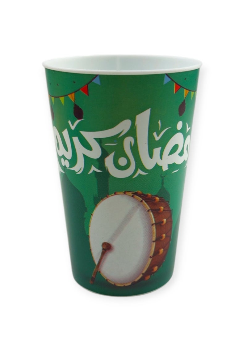 ماركة غير محددة أكواب رمضان البلاستيكية القابلة لإعادة الاستخدام - 3 قطع.  - Image 4
