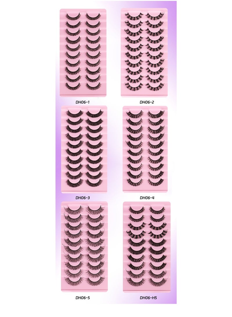 Generic - High volume DD curvature nutrual false eyelashes for party and daily makeup DH06-04 - Image 1