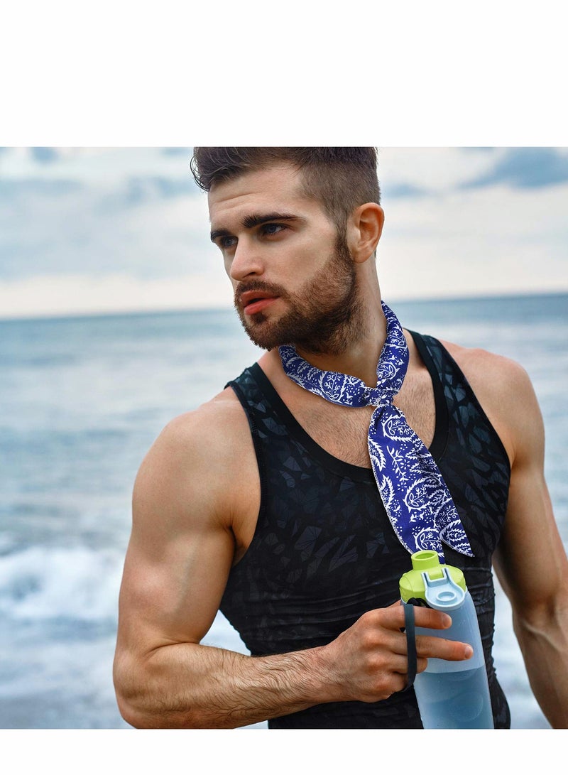 Loquat Cooling Scarf Bandana Cold, Neck Wrap for Hot Weather Summer Ice Cool Coolers Collar Headband Women Men Heat Outdoor Activities Accessories - Image 3
