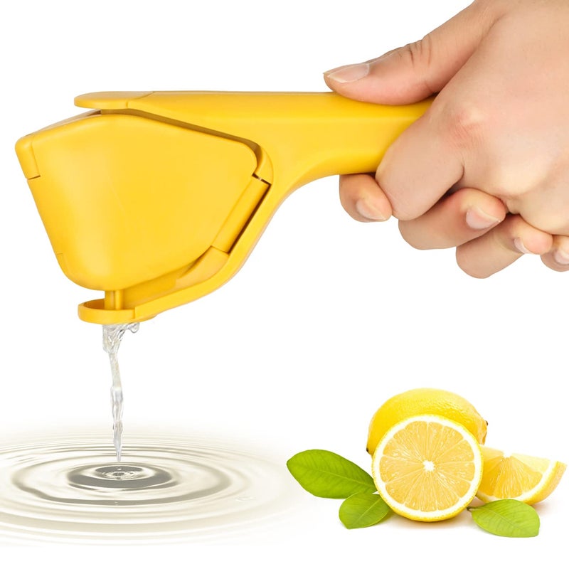 Nicehelper Lemon Squeezer Lemon Juicer Hand Lime Squeezer Nicehelper Large Manual Citrus Press That Folds Flat for Space Ergonomic Design with Sideways Pivot Easy to Use for Lemon Lime Cirtus Fruit - Image 1