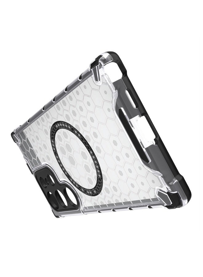 TEXEEM Honeycomb Transparent Case for Samsung Galaxy S25 Ultra, Shockproof Anti-Yellow Drop Protection Cover - Image 5